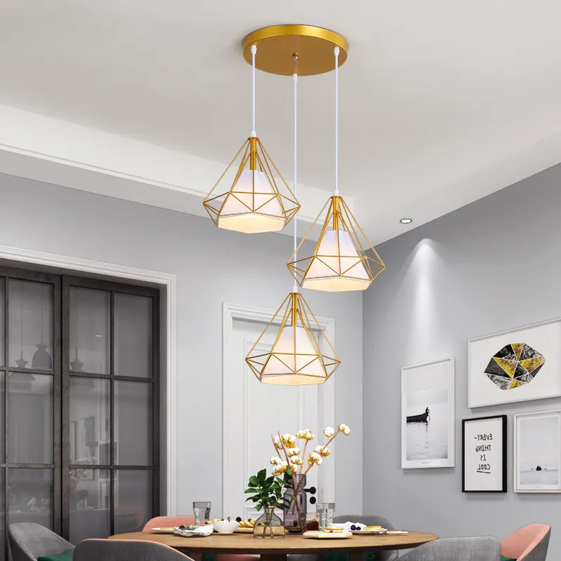 Modern LED Chandelier for Dining Room, Restaurant, Bar - Three Lights, Light Luxury, Minimalist Design, 2026 Model - Dining Table Lighting Fixture thumbnail 3