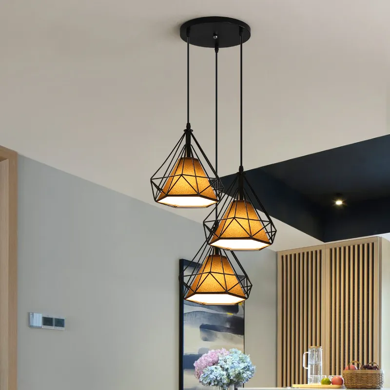 Modern LED Chandelier for Dining Room, Restaurant, Bar - Three Lights, Light Luxury, Minimalist Design, 2026 Model - Dining Table Lighting Fixture thumbnail 4