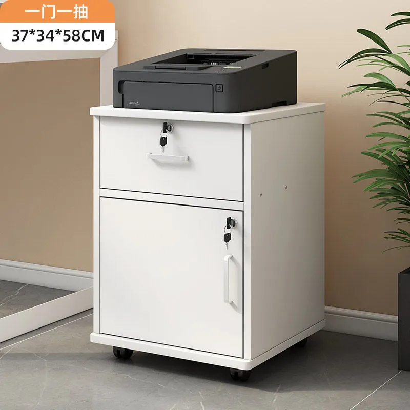 1 Door 1 Drawer - White
