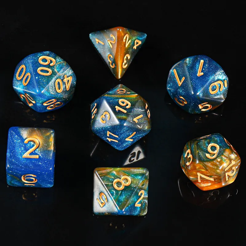 Multi-Sided Digital Dice Set for Tabletop RPGs - D4, D6, D8, D10, D12, D20 - Electronic Dice for Dungeons and Dragons, Pathfinder, and More