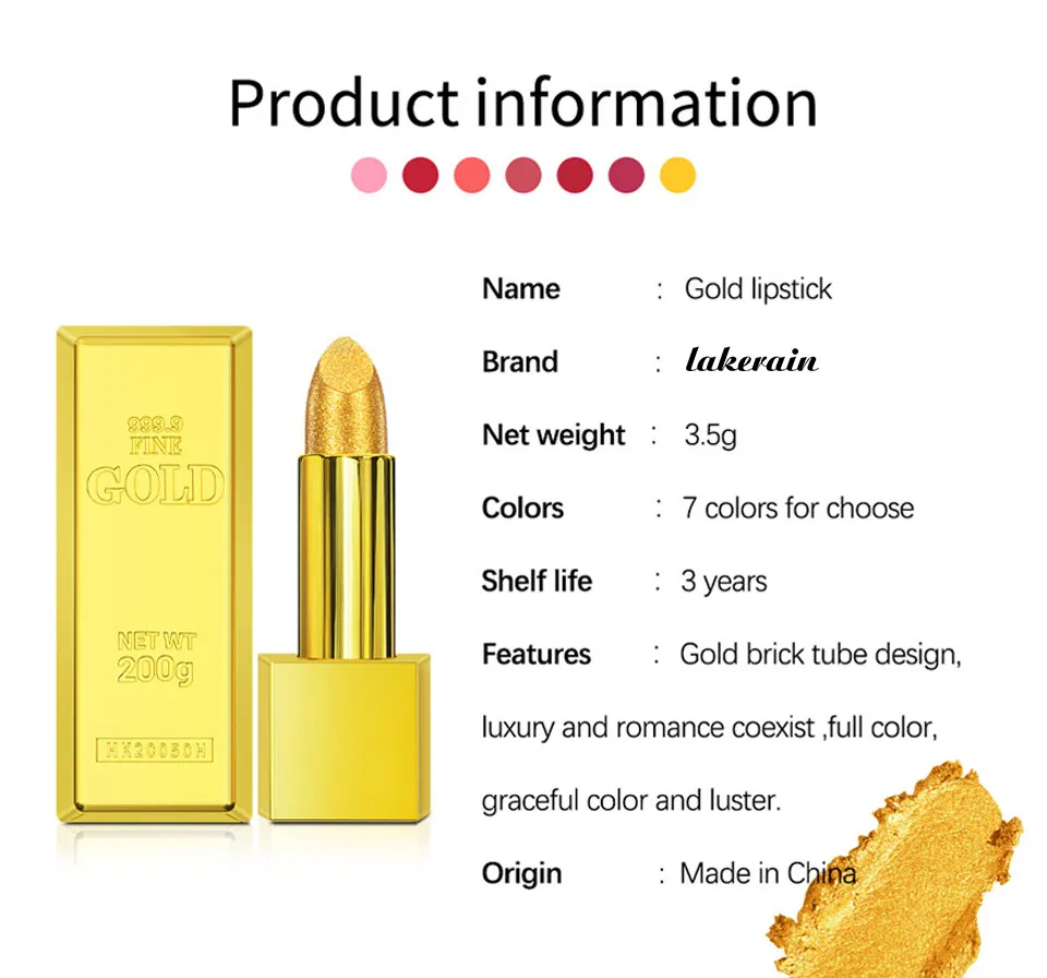 Velvet Matte Lipstick Gold Bar - Long Lasting, Highly Pigmented, Classic Red Shade - Perfect for Daily Wear & Special Occasions showcase 11