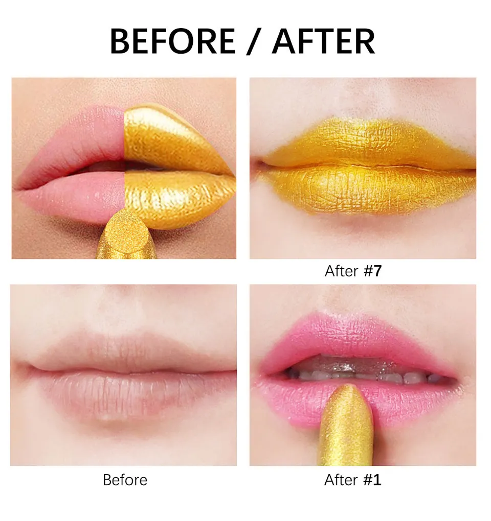 Velvet Matte Lipstick Gold Bar - Long Lasting, Highly Pigmented, Classic Red Shade - Perfect for Daily Wear & Special Occasions showcase 7