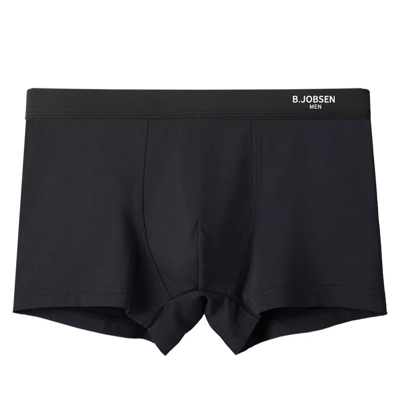 Men's Cotton Boxer Briefs - Premium A-Grade, Antibacterial, Breathable Underwear for Autumn/Winter, Comfortable Mid-Waist Fit, Large Size Available thumbnail 5