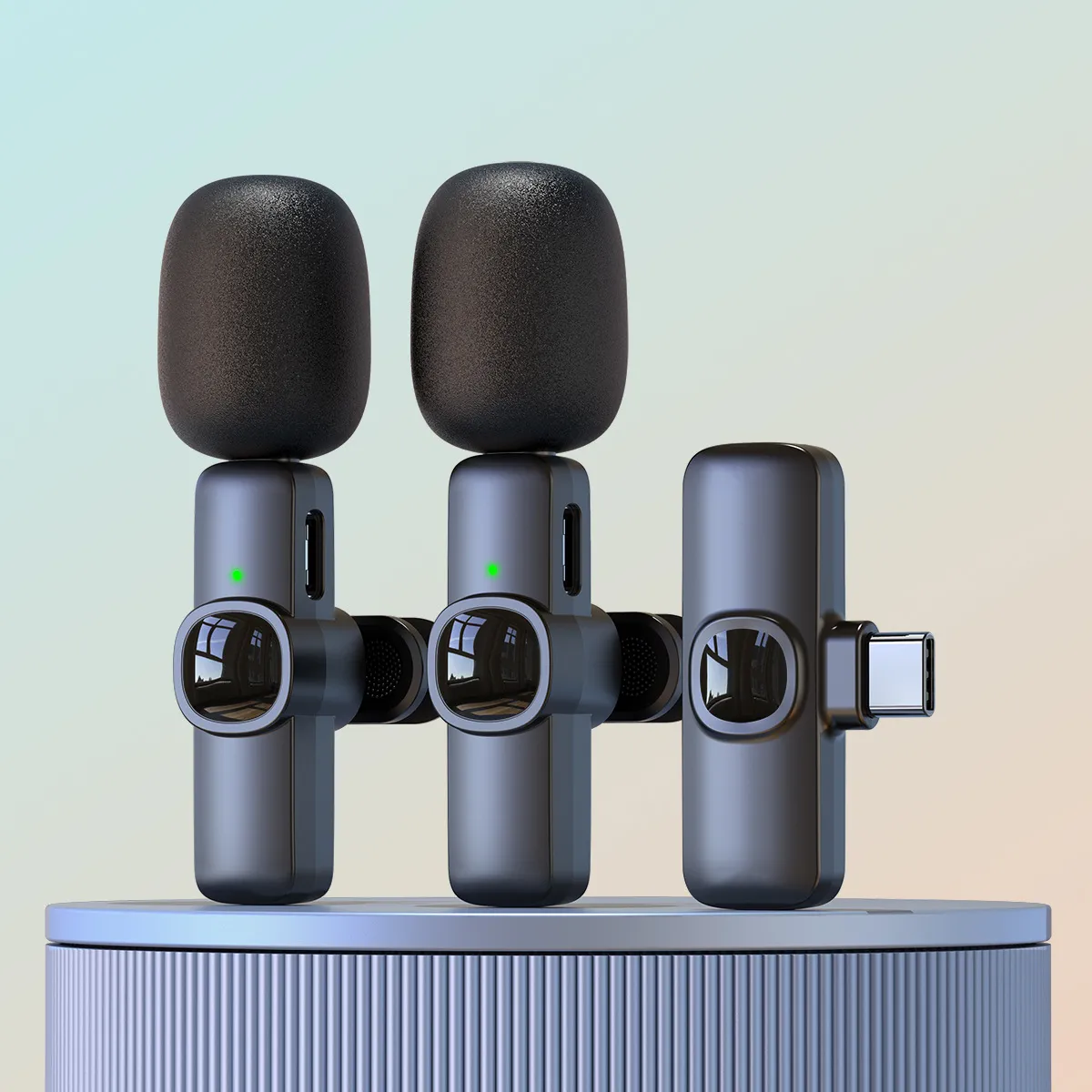Wireless Lavalier Microphone Clip-on Lapel Mic for Phone, Camera, PC - Noise Reduction, Mini, Portable for Recording, Interview, YouTube, TikTok Live Streaming thumbnail 7