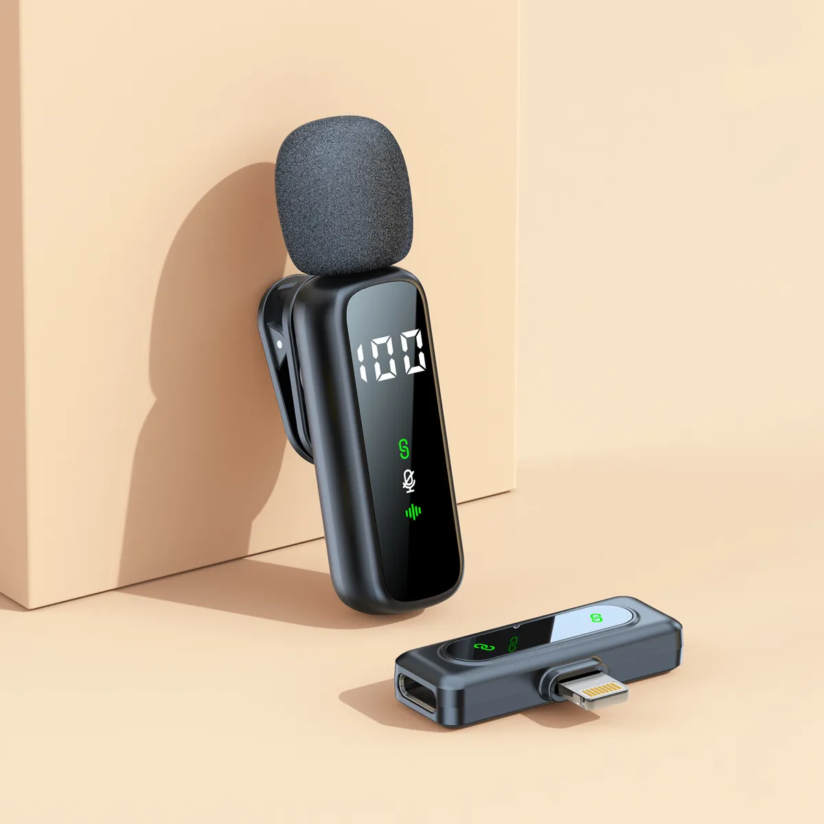 Wireless Lavalier Microphone L06 - Intelligent Noise Reduction, Bluetooth, Outdoor, Convenient, Small, Mini Mic for Smartphones, Recording, Vlogging, Interviews thumbnail 7