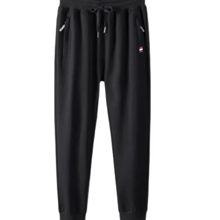 Men's Casual Sweatpants Loose Fit Straight Leg Sports Pants - Plus Size Outdoor Fashion Trendy All-Match Trousers for Spring/Autumn thumbnail 5