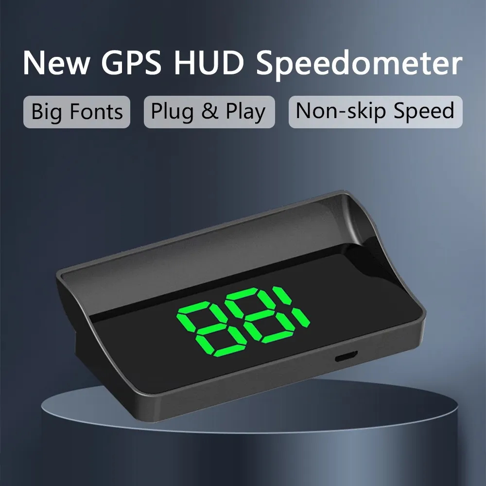 HUD Head-Up Display GPS Speedometer W1 - Digital Speed MPH/KMH, Over-Speed Warning, Car Windshield Projector for Safe Driving showcase 3