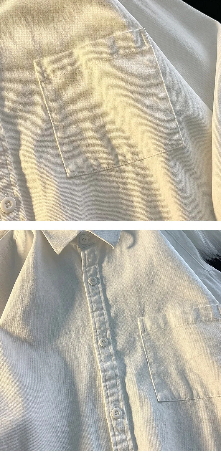 Men's Long Sleeve Cotton T-Shirt Japanese Cityboy Style | American Casual Stacked Inner Shirt | Soft Breathable Spring Autumn Top showcase 10