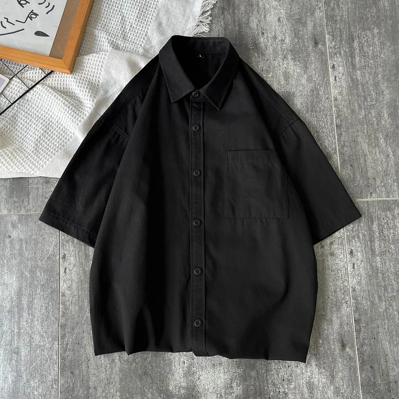 Men's Long Sleeve Cotton T-Shirt Japanese Cityboy Style | American Casual Stacked Inner Shirt | Soft Breathable Spring Autumn Top thumbnail 7