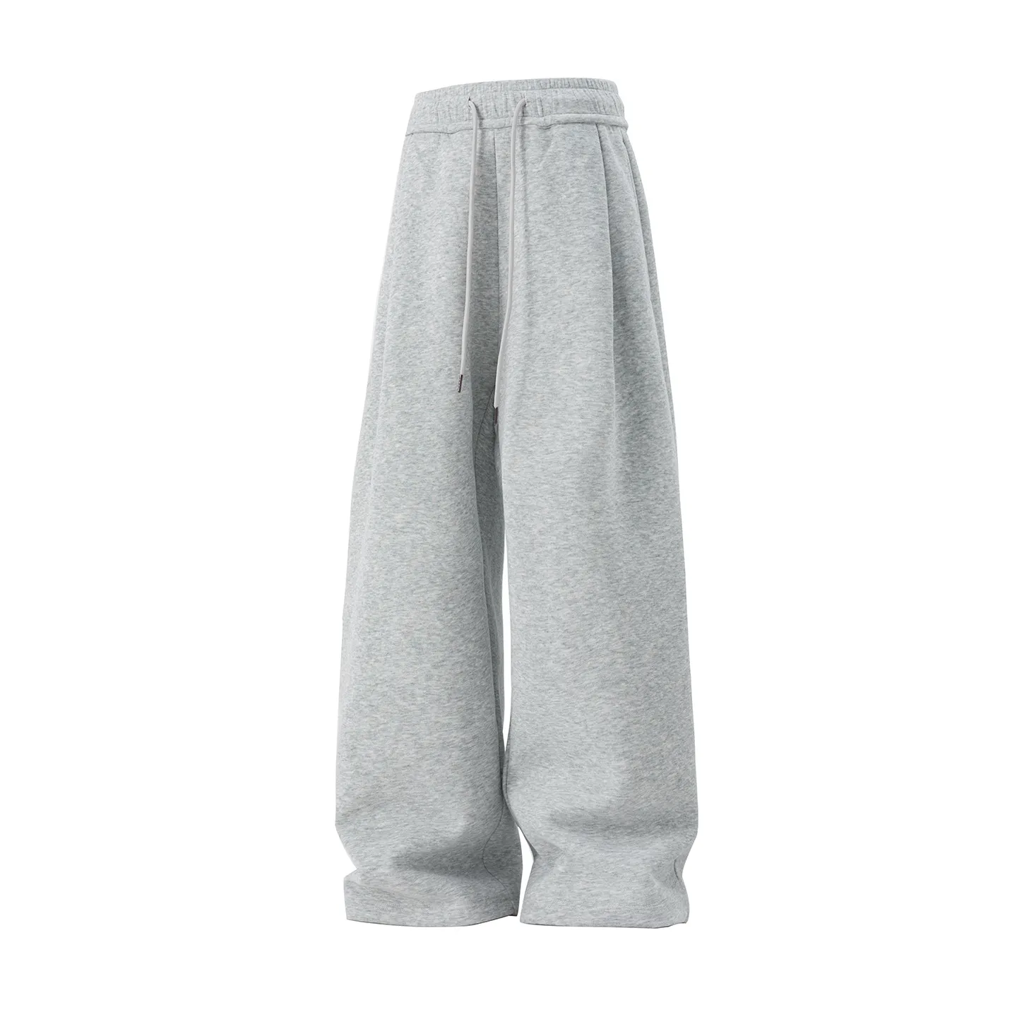 Men's Heavy Texture Pleated Casual Pants - Autumn 2025 New Straight Loose Fit Long Trousers - Trendy Brand Silhouette Sports Sweatpants thumbnail 9