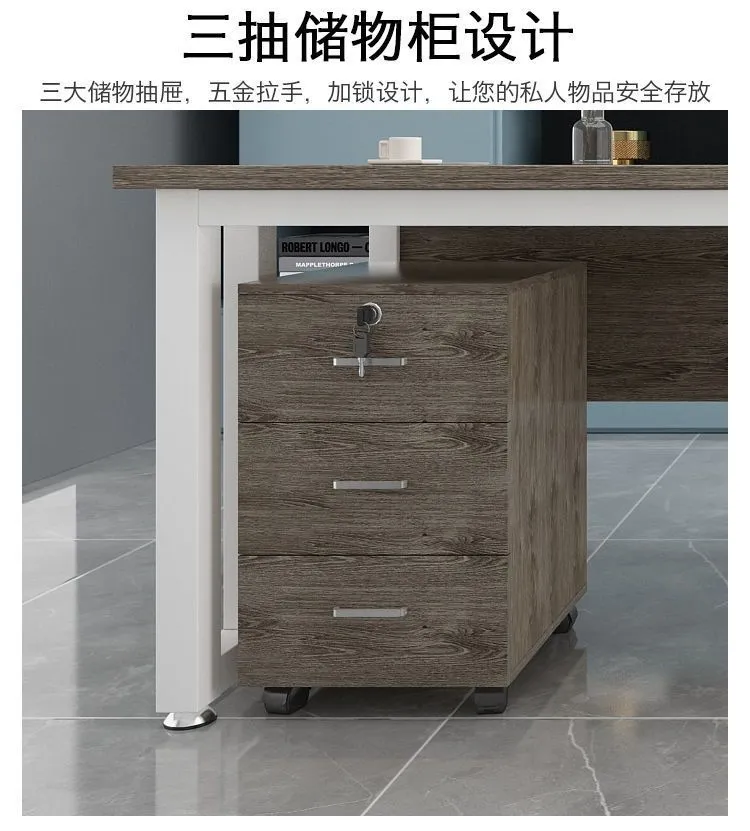 Executive Office Desk for Boss, President, or Manager - Large Wooden Computer Workstation, Writing Table, Study Desk for Home or Office showcase 18