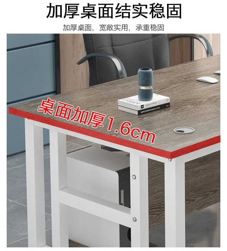 Executive Office Desk for Boss, President, or Manager - Large Wooden Computer Workstation, Writing Table, Study Desk for Home or Office showcase 17