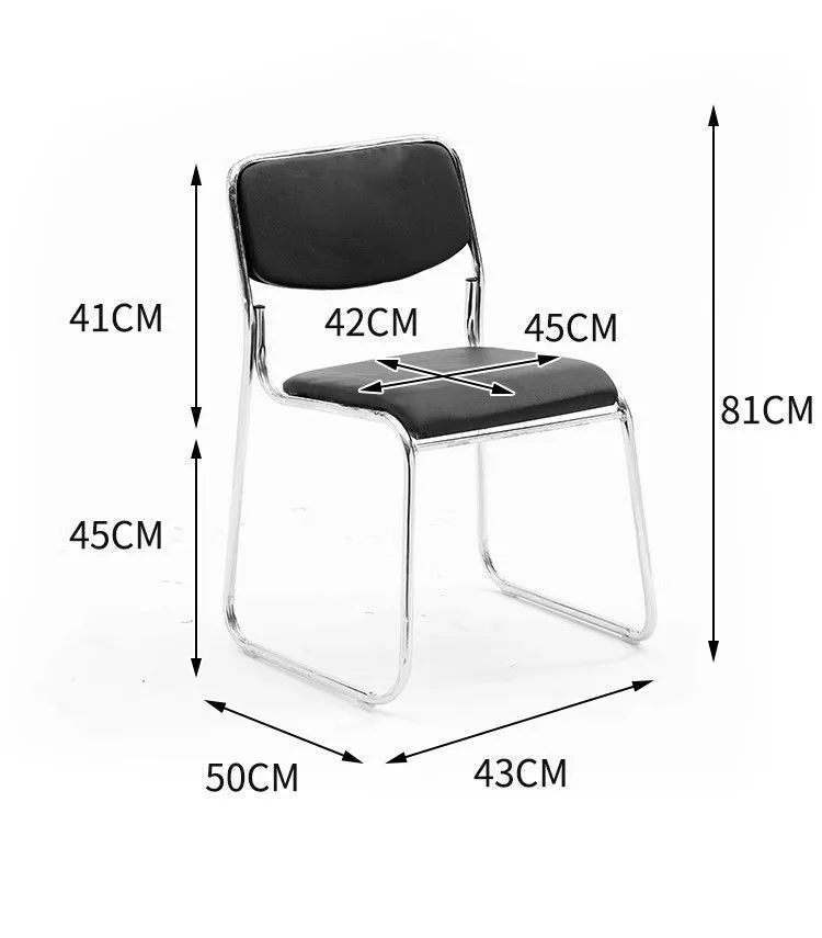 Ergonomic Office Chair for Conference Room, Staff Training, and Home Use - Comfortable Long Sitting Simple Backrest Design showcase 12