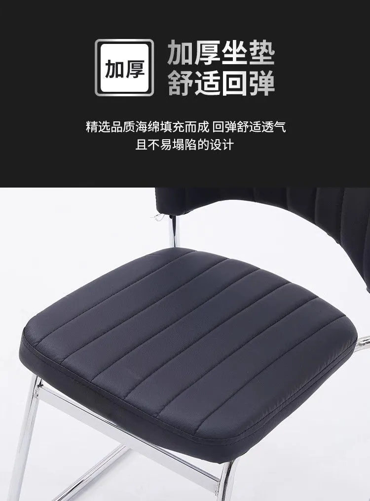 Ergonomic Office Chair for Conference Room, Staff Training, and Home Use - Comfortable Long Sitting Simple Backrest Design showcase 7