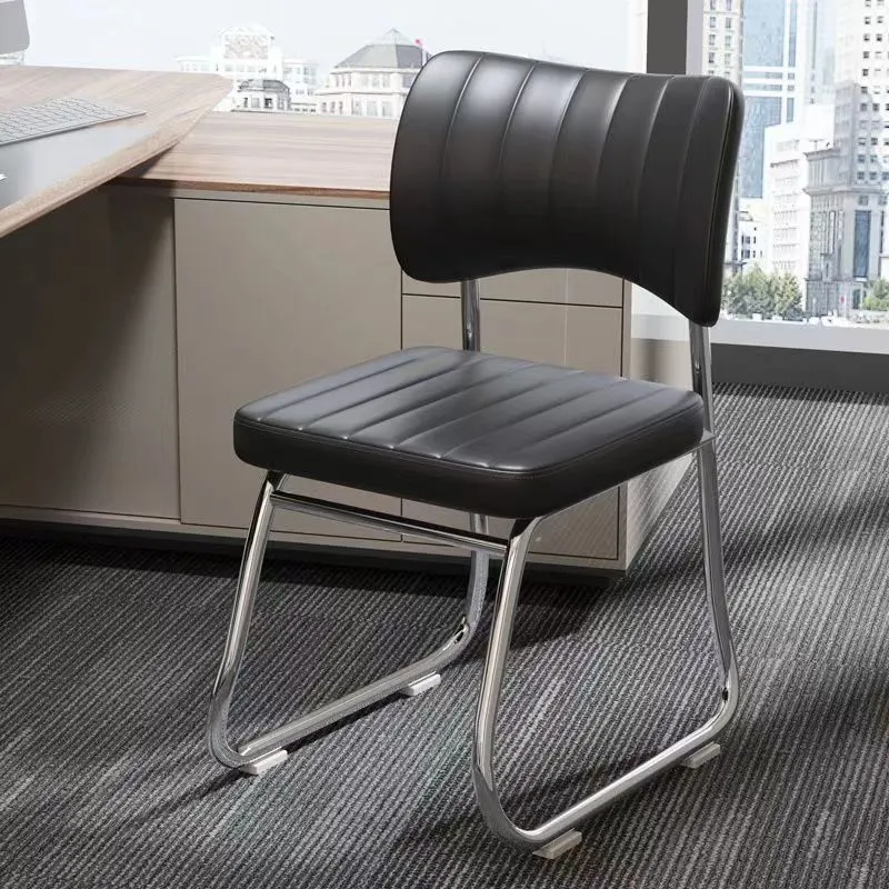 Ergonomic Office Chair for Conference Room, Staff Training, and Home Use - Comfortable Long Sitting Simple Backrest Design thumbnail 6