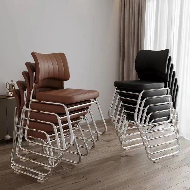 Ergonomic Office Chair for Conference Room, Staff Training, and Home Use - Comfortable Long Sitting Simple Backrest Design thumbnail 2