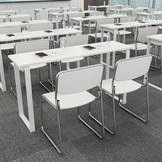 Training Table and Chair Set for Educational Institutions - Classroom Double Desks and Chairs - Splicable Conference Room Long Desks - Simple and Modern Design thumbnail 7