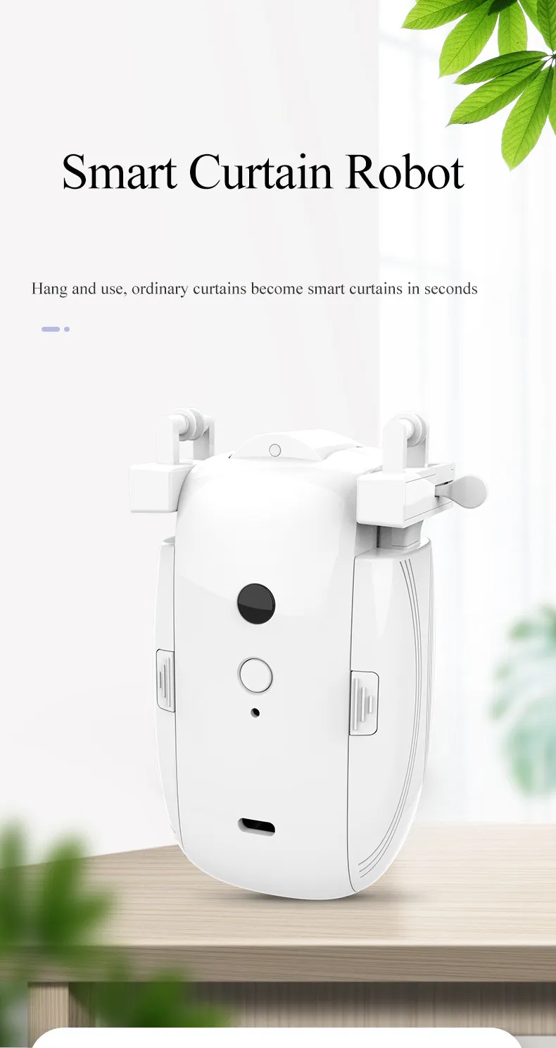 Smart Home Electric Curtain Motor - WiFi Remote Control, Automatic Blinds, Voice Control, Compatible with Tuya/Smart Life App - DIY Home Automation showcase 2