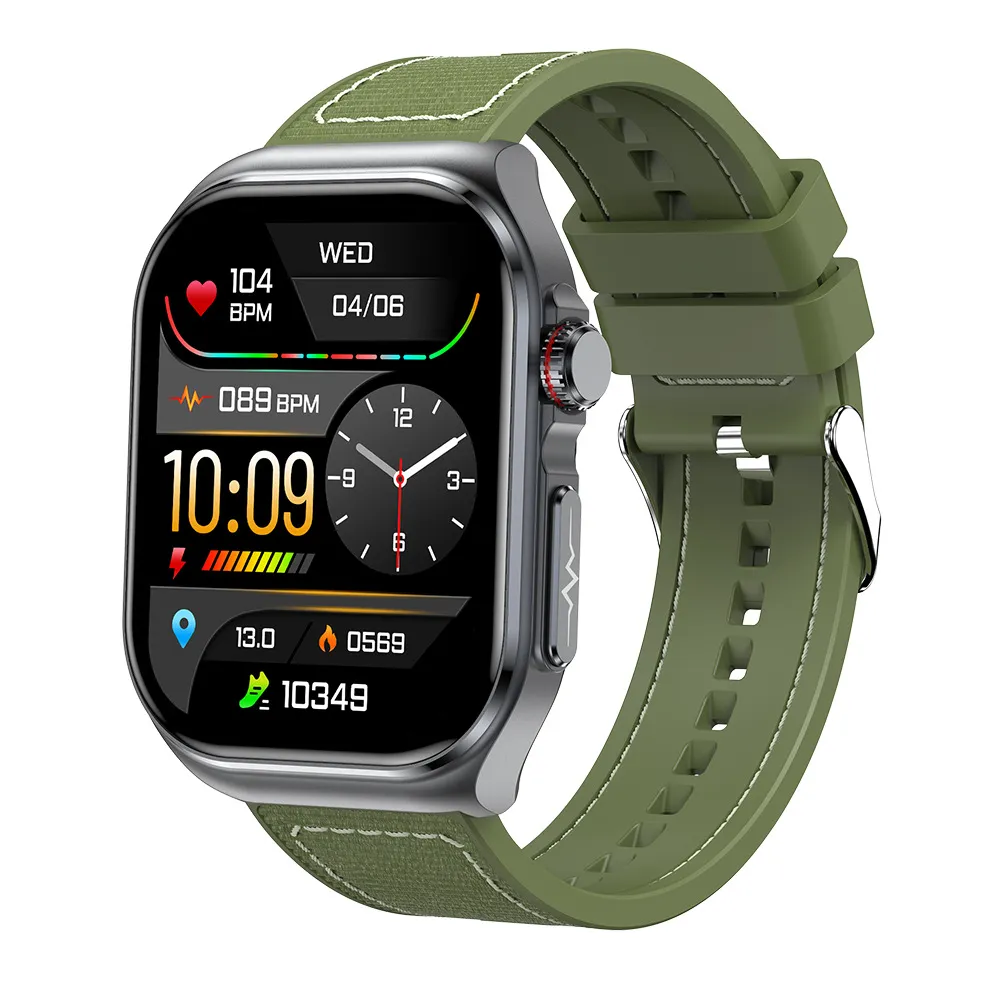 ET585 Smart Watch with ECG, Bluetooth Call, Body Fat, Blood Pressure & Blood Sugar Monitoring, Heart Rate Tracking, Multi-Exercise Modes - Health & Fitness Smartwatch thumbnail 7