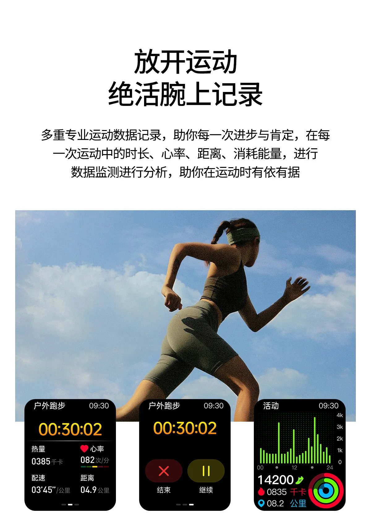 ET585 Smart Watch with ECG, Bluetooth Call, Body Fat, Blood Pressure & Blood Sugar Monitoring, Heart Rate Tracking, Multi-Exercise Modes - Health & Fitness Smartwatch showcase 20