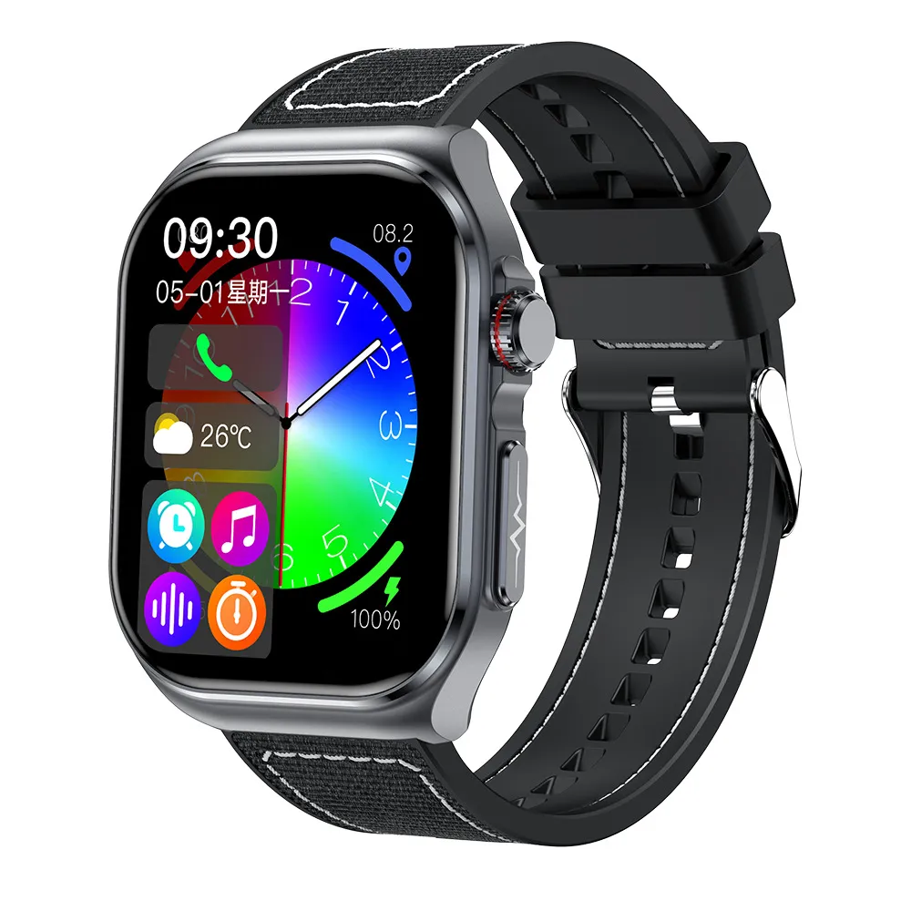 ET585 Smart Watch with ECG, Bluetooth Call, Body Fat, Blood Pressure & Blood Sugar Monitoring, Heart Rate Tracking, Multi-Exercise Modes - Health & Fitness Smartwatch thumbnail 5