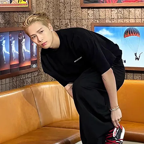Jackson Wang T-Shirt Men's Summer Short Sleeve Heavyweight Cotton Tee American Style Trendy Brand Top - Celebrity Internet Inspired Fashion