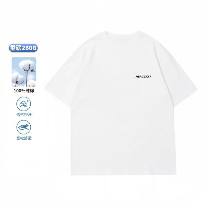 Jackson Wang T-Shirt Men's Summer Short Sleeve Heavyweight Cotton Tee American Style Trendy Brand Top - Celebrity Internet Inspired Fashion thumbnail 4