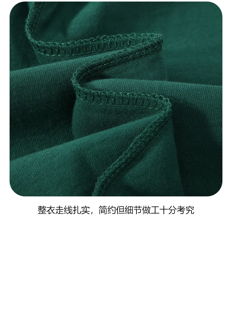 Men's Premium Xinjiang Long-Staple Cotton T-Shirt - Heavyweight Solid Color Summer Tee, Loose Fit Crew Neck Undershirt, Short Sleeve Casual Top showcase 19
