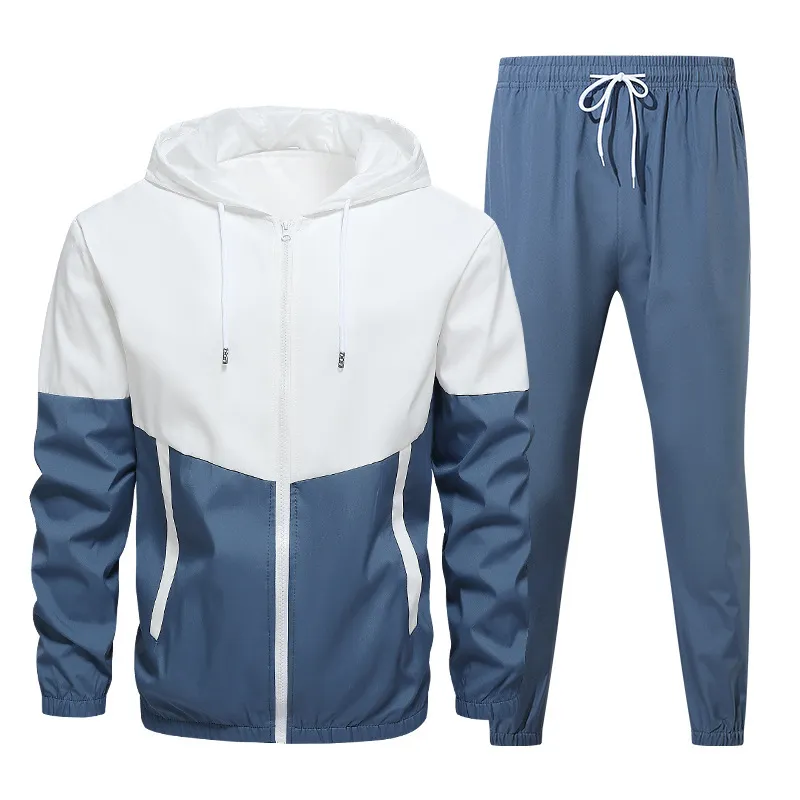 Men's Casual Suit Jacket Set - Autumn Fashion Trendy Sportswear for Young Men - Cross-border Style thumbnail 6