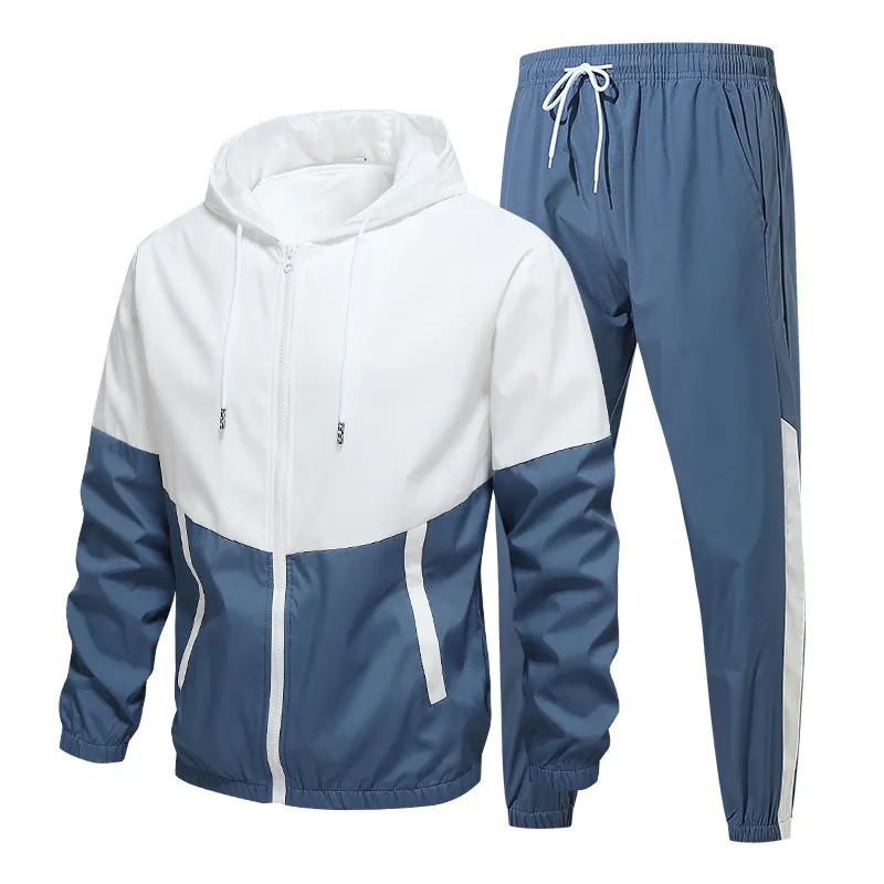 Men's Casual Suit Jacket Set - Autumn Fashion Trendy Sportswear for Young Men - Cross-border Style thumbnail 5