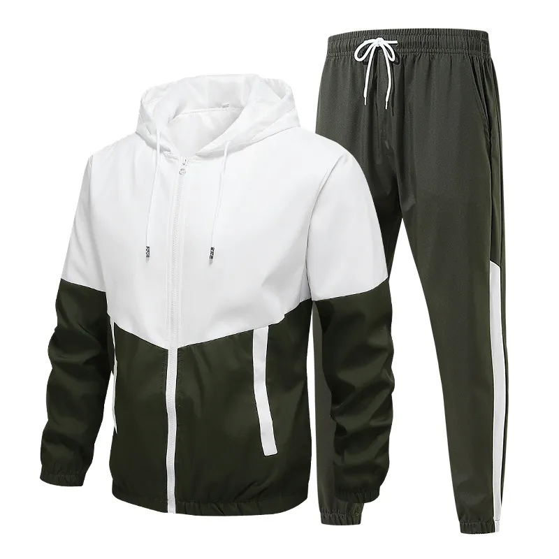 Men's Casual Suit Jacket Set - Autumn Fashion Trendy Sportswear for Young Men - Cross-border Style thumbnail 3