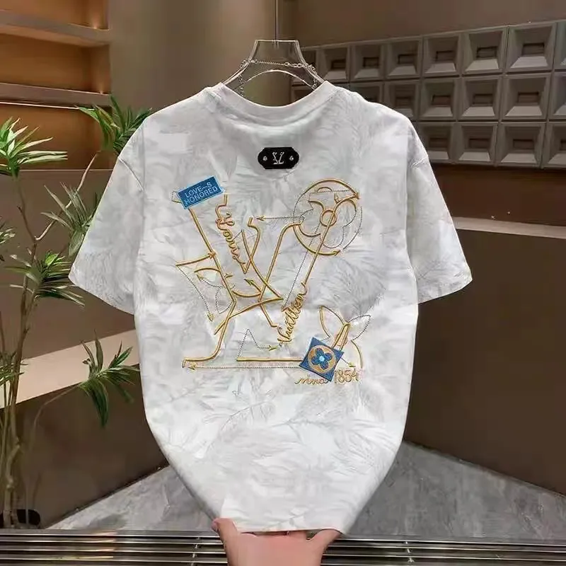 Korean Style Short Sleeve T-Shirt for Men - Trendy Design, Casual Fashion Top, Half Sleeve Tee, Stylish Boys' Clothing thumbnail 1