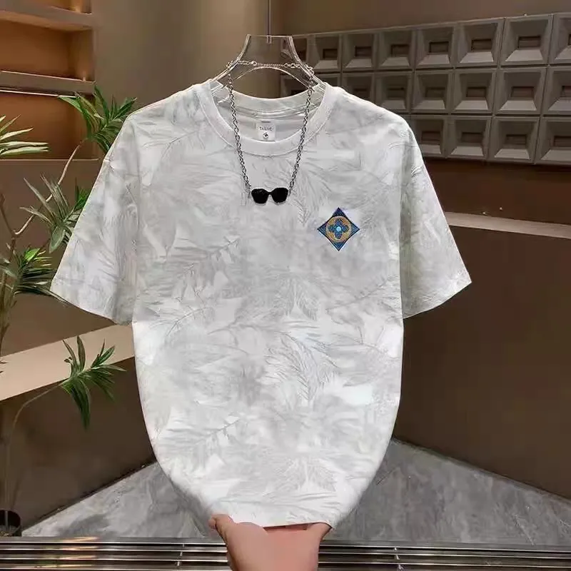 Korean Style Short Sleeve T-Shirt for Men - Trendy Design, Casual Fashion Top, Half Sleeve Tee, Stylish Boys' Clothing showcase 3