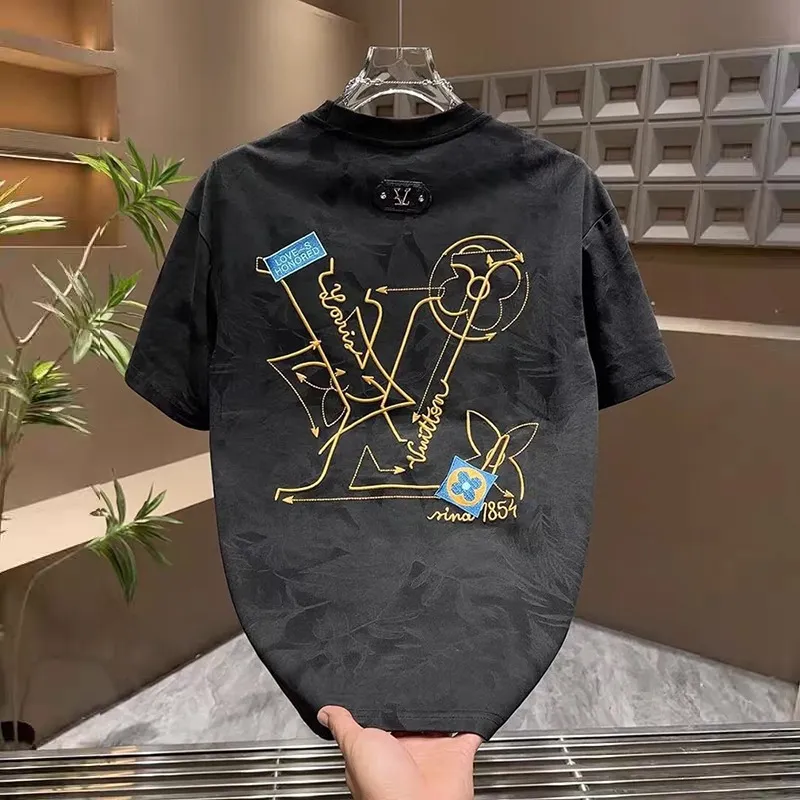 Korean Style Short Sleeve T-Shirt for Men - Trendy Design, Casual Fashion Top, Half Sleeve Tee, Stylish Boys' Clothing thumbnail 3