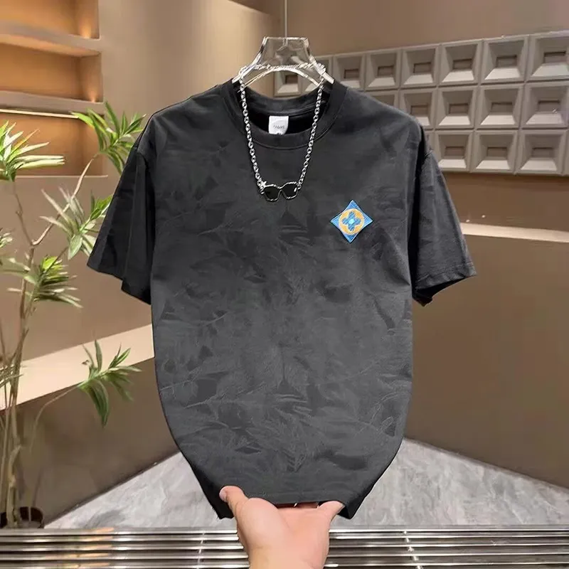 Korean Style Short Sleeve T-Shirt for Men - Trendy Design, Casual Fashion Top, Half Sleeve Tee, Stylish Boys' Clothing showcase 5