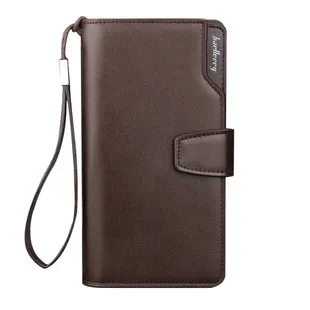 Men's Large Capacity Business Wallet Zipper Clutch Bag - Multifunctional Long Wallet Card Holder for Travel and Everyday Use showcase 17