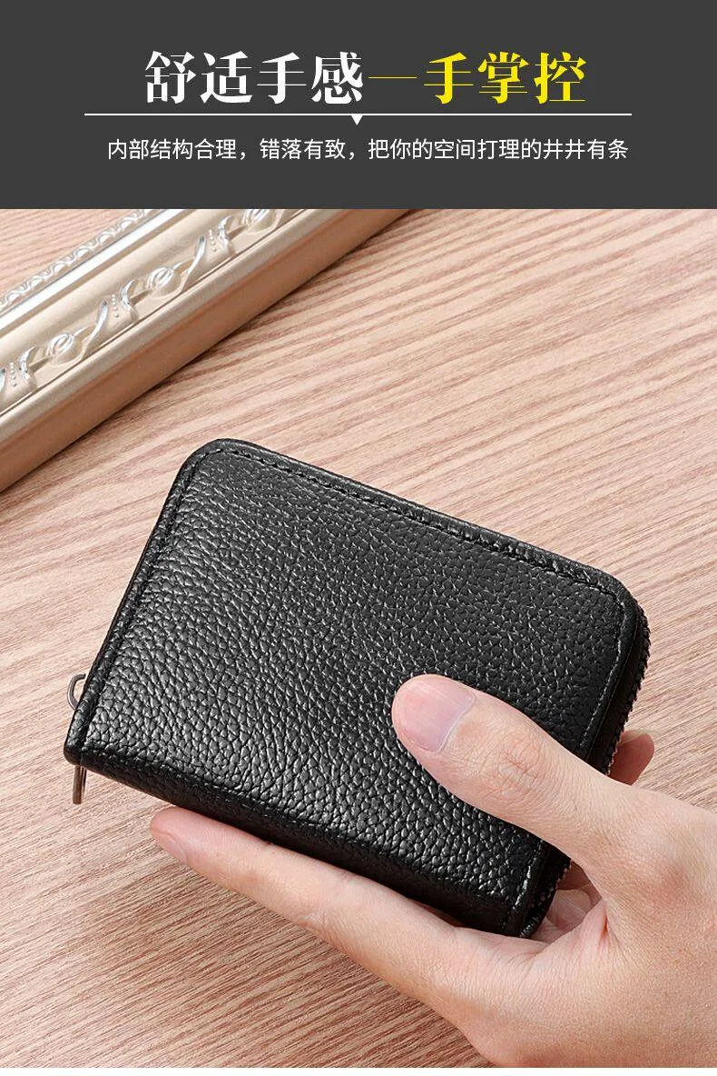 Men's RFID Blocking Card Holder Wallet - Anti-Theft, Multi-Card Slots, Large Capacity ID & Bank Card Case, Driver's License Protection, Slim Minimalist Design showcase 5