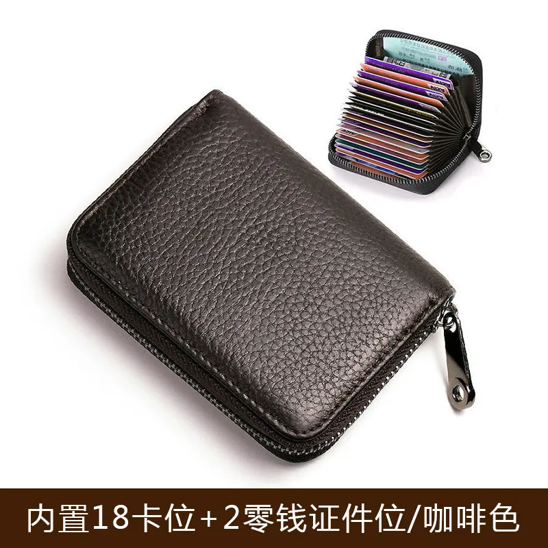 Men's RFID Blocking Card Holder Wallet - Anti-Theft, Multi-Card Slots, Large Capacity ID & Bank Card Case, Driver's License Protection, Slim Minimalist Design thumbnail 9