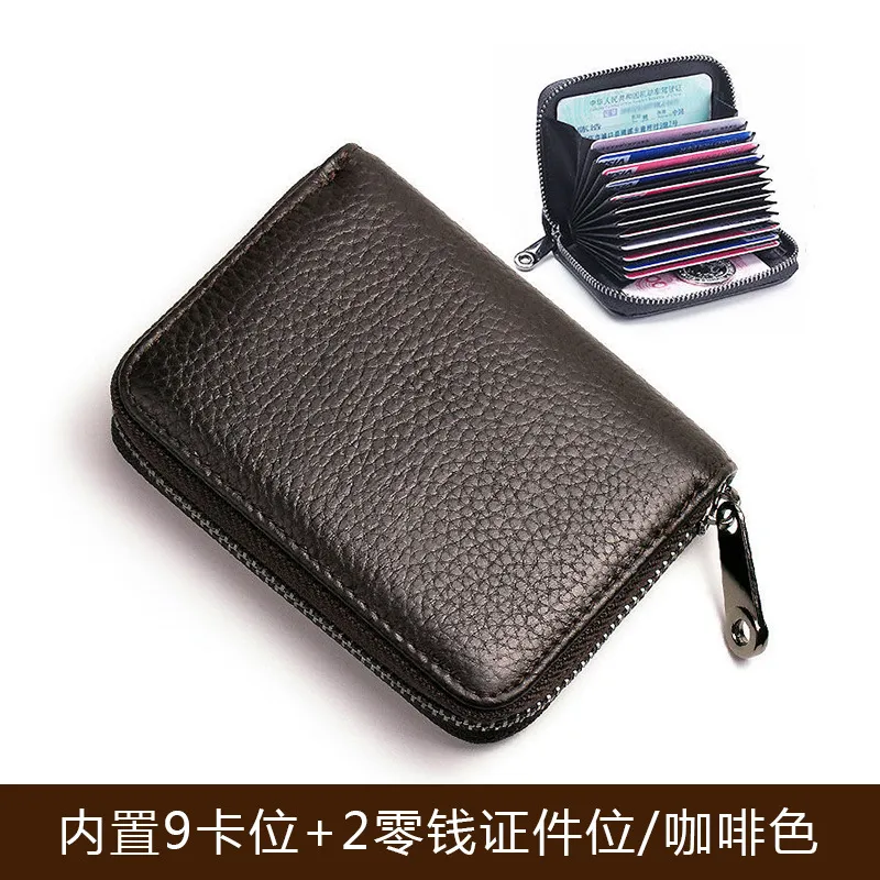 Men's RFID Blocking Card Holder Wallet - Anti-Theft, Multi-Card Slots, Large Capacity ID & Bank Card Case, Driver's License Protection, Slim Minimalist Design thumbnail 7