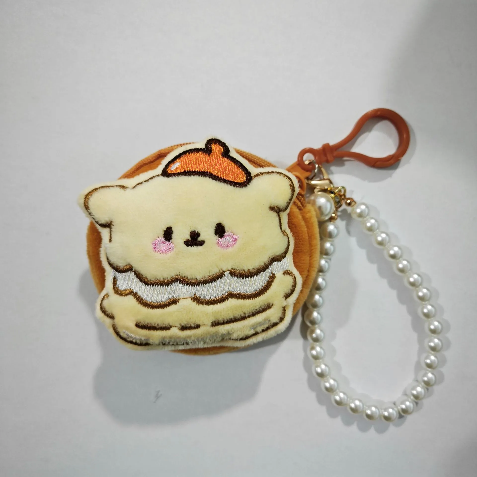 Cute Cartoon Plush Coin Purse for Girls & Women - Round, Colorful, Small Zipper Pouch for Coins, Earphones, Keys - Wholesale Available thumbnail 6