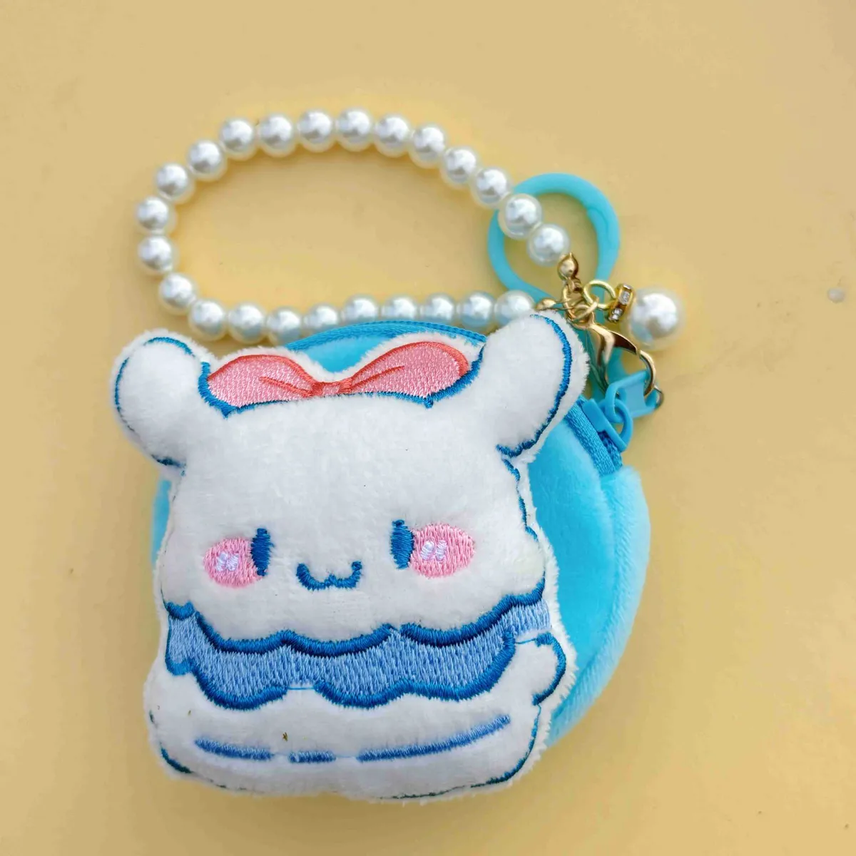 Cute Cartoon Plush Coin Purse for Girls & Women - Round, Colorful, Small Zipper Pouch for Coins, Earphones, Keys - Wholesale Available showcase 17