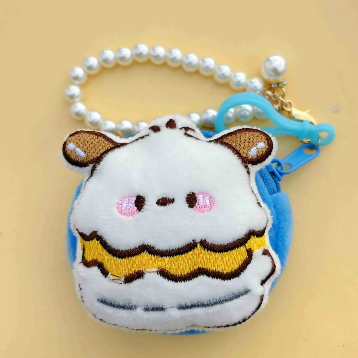 Cute Cartoon Plush Coin Purse for Girls & Women - Round, Colorful, Small Zipper Pouch for Coins, Earphones, Keys - Wholesale Available showcase 19
