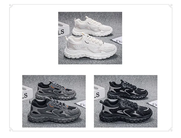 Men's Steel Toe Work Safety Shoes - Breathable Mesh, Non-Slip, Wear-Resistant - Lightweight Athletic Industrial Construction Footwear for Spring 2023 showcase 3