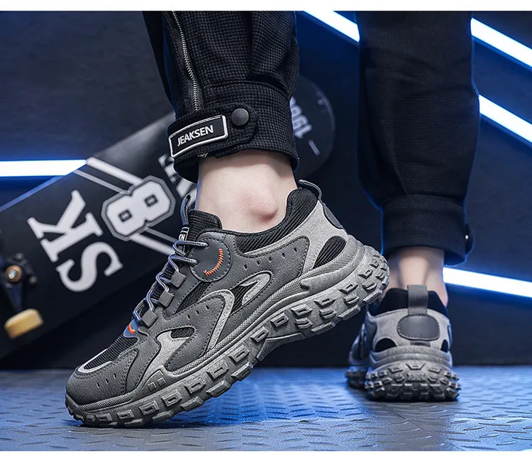 Men's Steel Toe Work Safety Shoes - Breathable Mesh, Non-Slip, Wear-Resistant - Lightweight Athletic Industrial Construction Footwear for Spring 2023 showcase 12