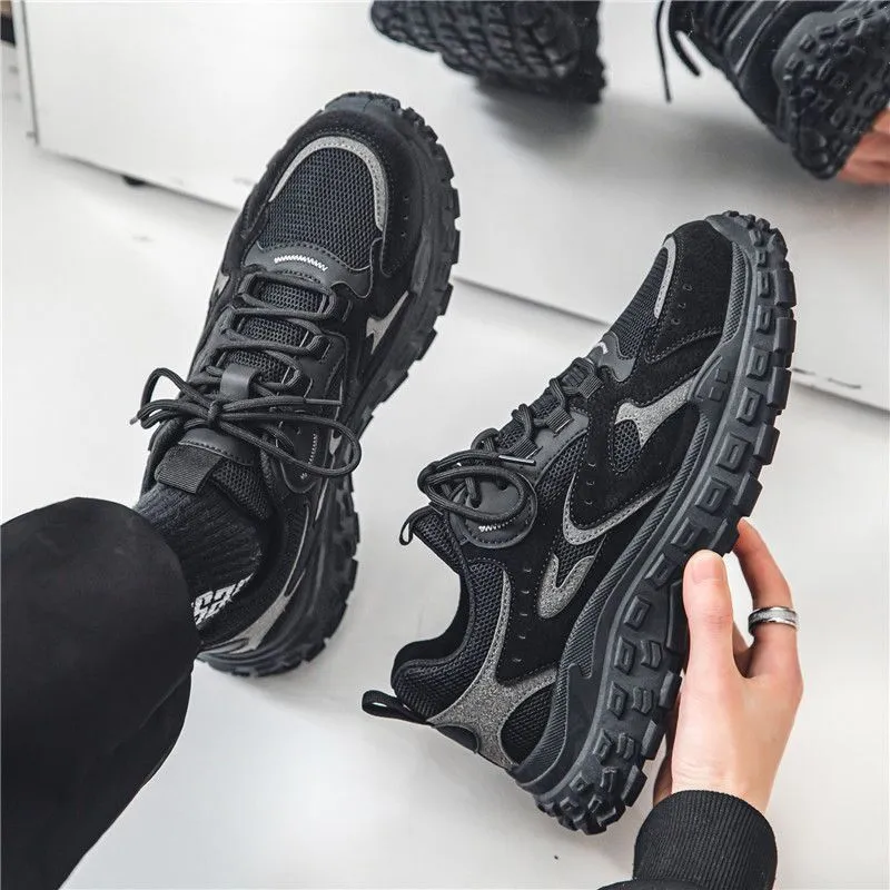 Men's Steel Toe Work Safety Shoes - Breathable Mesh, Non-Slip, Wear-Resistant - Lightweight Athletic Industrial Construction Footwear for Spring 2023 thumbnail 7