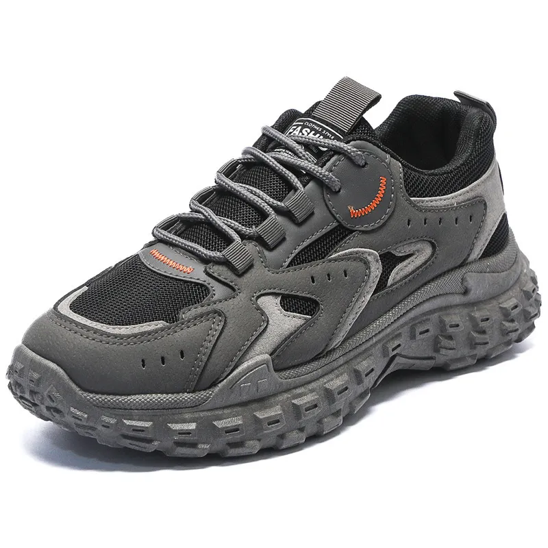 Men's Steel Toe Work Safety Shoes - Breathable Mesh, Non-Slip, Wear-Resistant - Lightweight Athletic Industrial Construction Footwear for Spring 2023 thumbnail 5