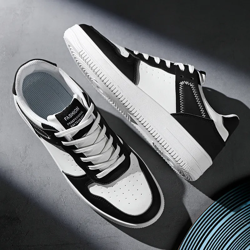 Men's Low-Top Sneakers - 2026 Spring Trendy Breathable White Casual Shoes for Students - Versatile Fashion Sneakers thumbnail 4