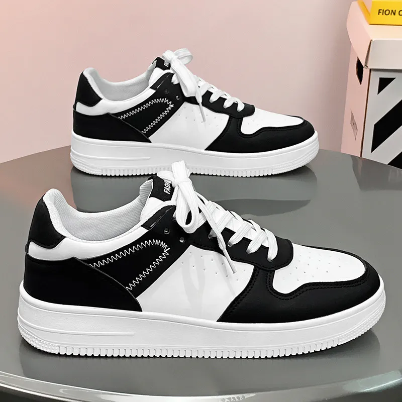 Men's Low-Top Sneakers - 2026 Spring Trendy Breathable White Casual Shoes for Students - Versatile Fashion Sneakers thumbnail 7
