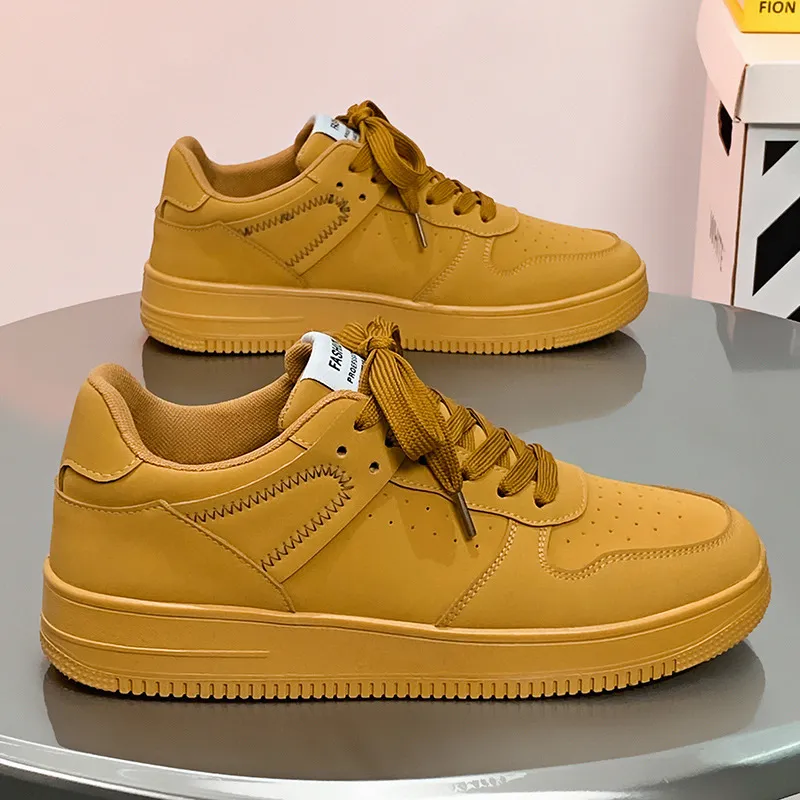 Men's Low-Top Sneakers - 2026 Spring Trendy Breathable White Casual Shoes for Students - Versatile Fashion Sneakers thumbnail 6
