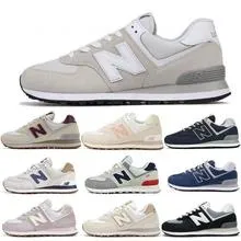 New Balance 574 Sneakers Men's Running Shoes 2022 Autumn Retro NB Cherry Blossom Women's Athletic Shoes Lightweight Breathable Walking Sneakers showcase 17